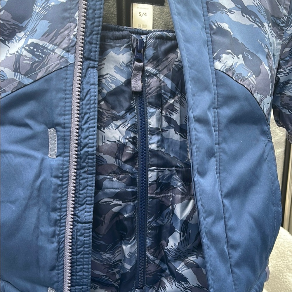 Oshkosh Bgosh Children's Blue Camouflage snow suit size 4 Brand new - Picture 5 of 11